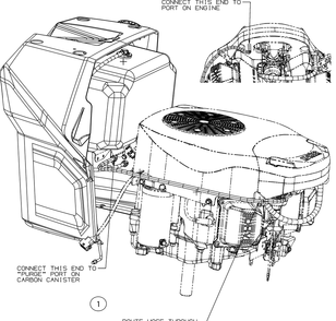 Fuel Accessories Diagram and Parts List for XT1-LT46KH (13APA1CT210)(2017) Cub Cadet Lawn Tractor